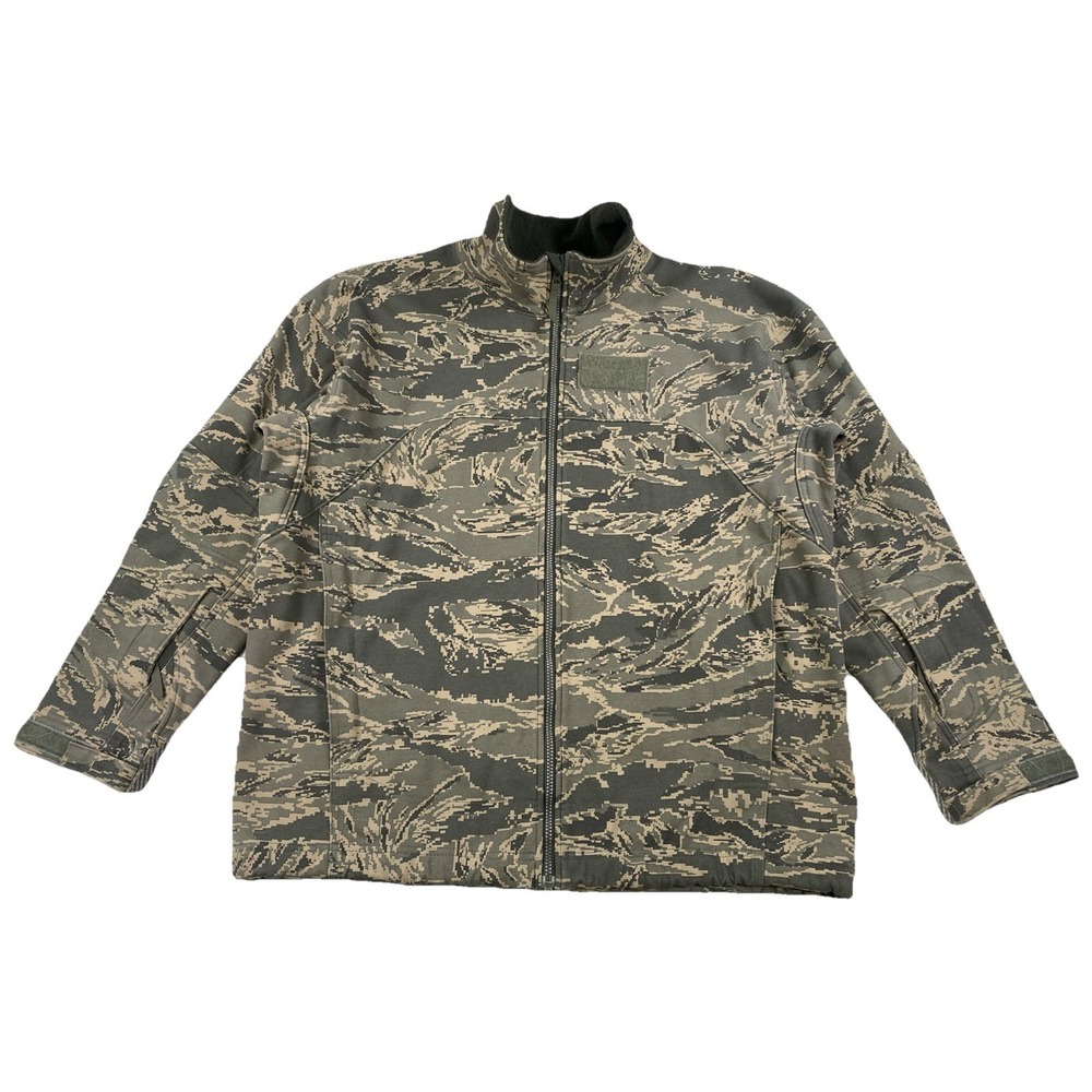 Massif Elements Tactical Jacket Tiger‎ Camo Fire Resistant Fleece Lined Men's XL